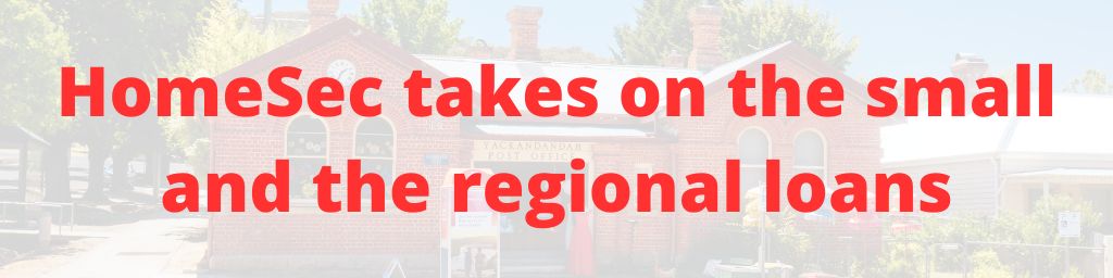 HomeSec funds in regional towns
